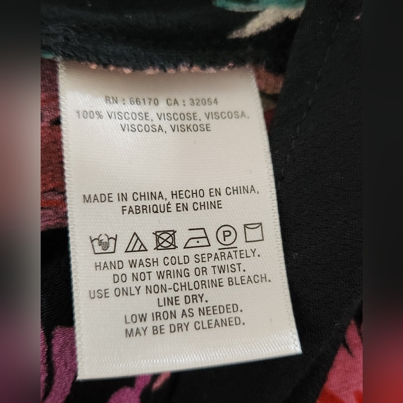 Anthropologie Maeve V-Neck Blouse, Floral Print, Size US S - Picture 5 of 5